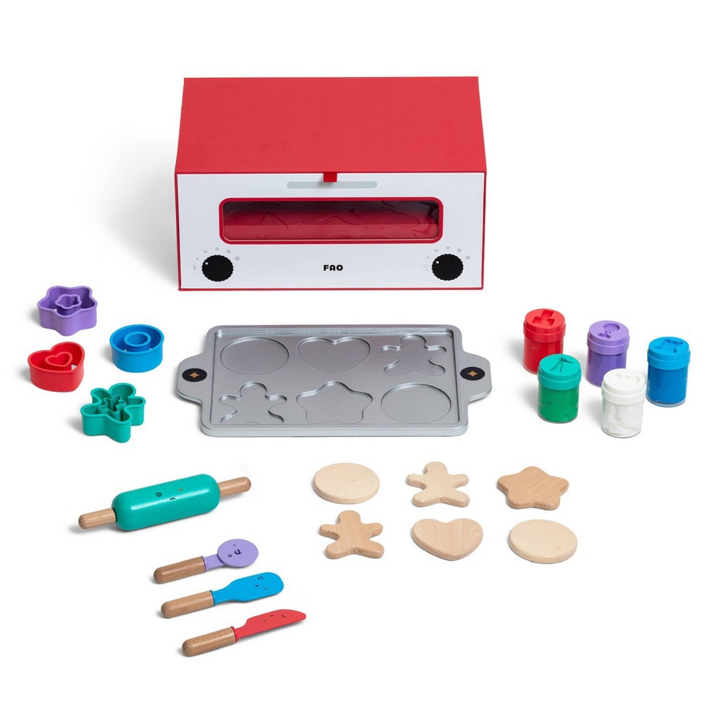 slide 5 of 8, FAO Schwarz Make-Believe Bakery Oven Cookie Decorating Clay Play Set, 1 ct