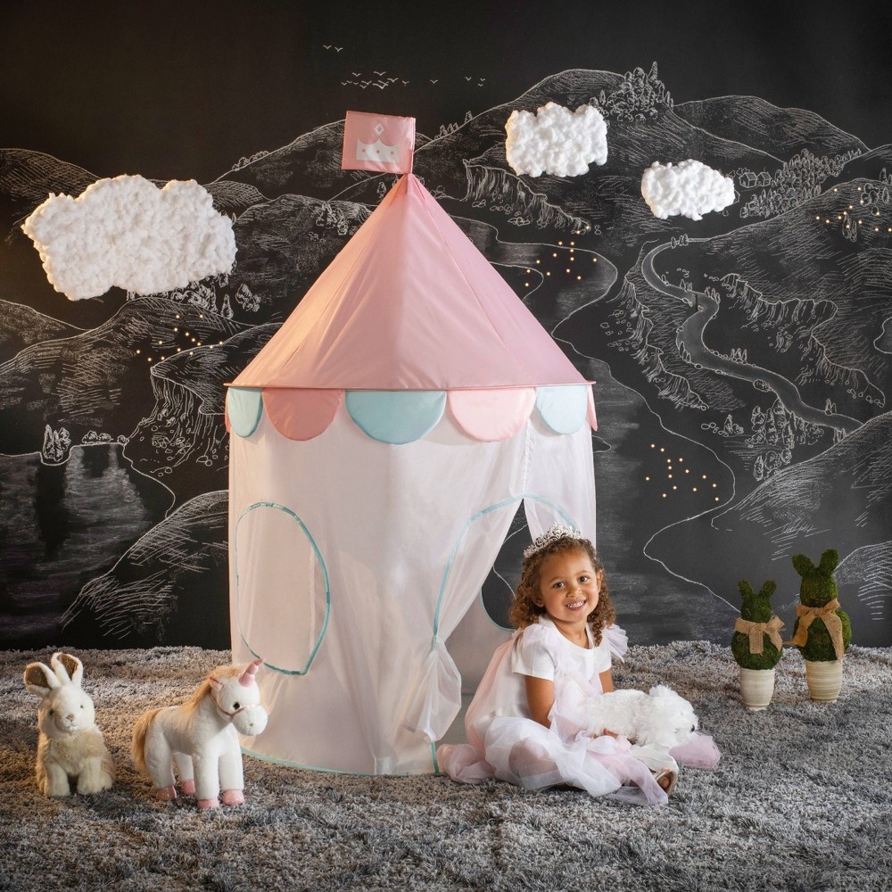 slide 6 of 6, FAO Schwarz Play Princess Castle Hideaway Tent, 1 ct