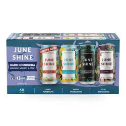 JuneShine Hard Kombucha Core Variety Pack - 8pk /12 fl oz Cans