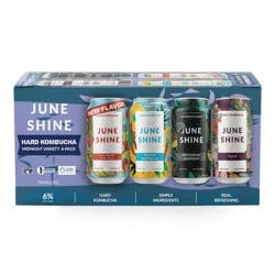 JuneShine Hard Kombucha Core Variety Pack - 8pk /12 fl oz Cans
