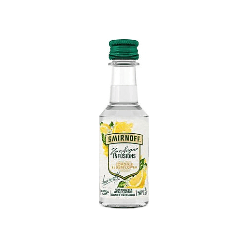 slide 1 of 1, Smirnoff Zero Sugar Lemon & Elderflower, 50 ml