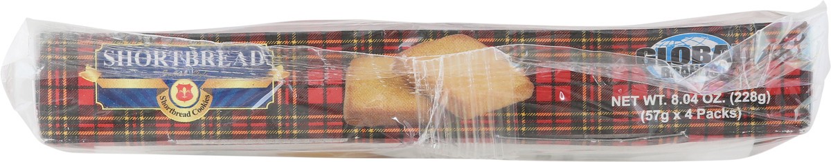 slide 6 of 14, Global Brands Scottish-Style Shortbread Cookies 4 - 57 g Packs, 4 ct