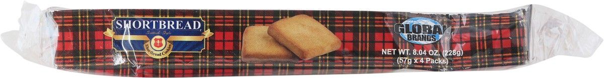 slide 8 of 14, Global Brands Scottish-Style Shortbread Cookies 4 - 57 g Packs, 4 ct