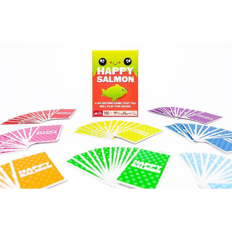 slide 4 of 6, Happy Salmon Game by Exploding Kittens, 1 ct