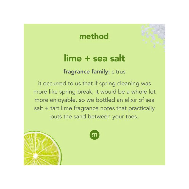 slide 6 of 7, Method Lime + Sea Salt Dish Soap Refill - 54 fl oz, 54 fl oz