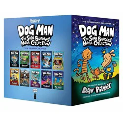 Scholastic Dog Man: The Supa Buddies Mega Collection: From the Creator of Captain Underpants (Dog Man #1-10 Boxed Set) - by Dav Pilkey (Hardcover)