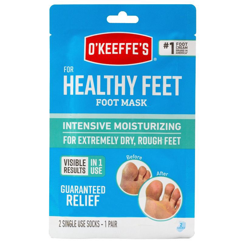slide 1 of 5, O'Keeffe's Healthy Feet Mask - 1ct, 1 ct