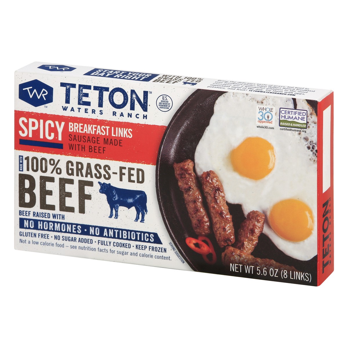 slide 6 of 13, Teton Waters Ranch Spicy Breakfast Links 8 ea, 8 ct