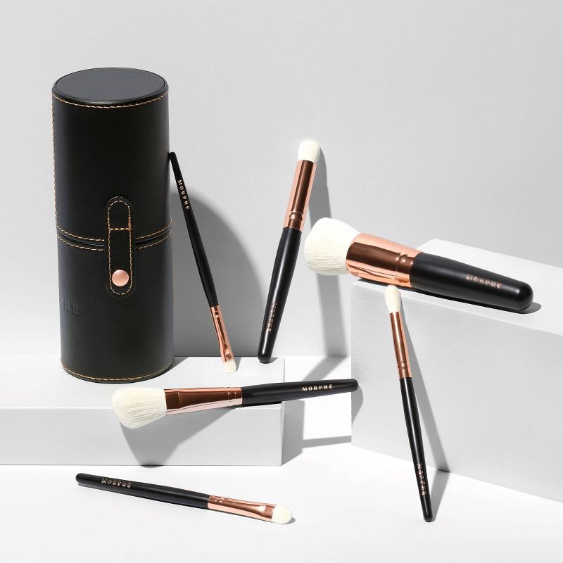slide 4 of 4, Morphe Rosé Away Travel Brush Set - 6pc - Ulta Beauty, 6 ct
