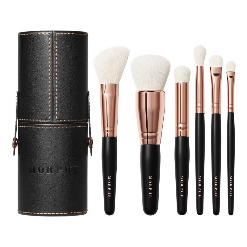 slide 1 of 4, Morphe Rosé Away Travel Brush Set - 6pc - Ulta Beauty, 6 ct