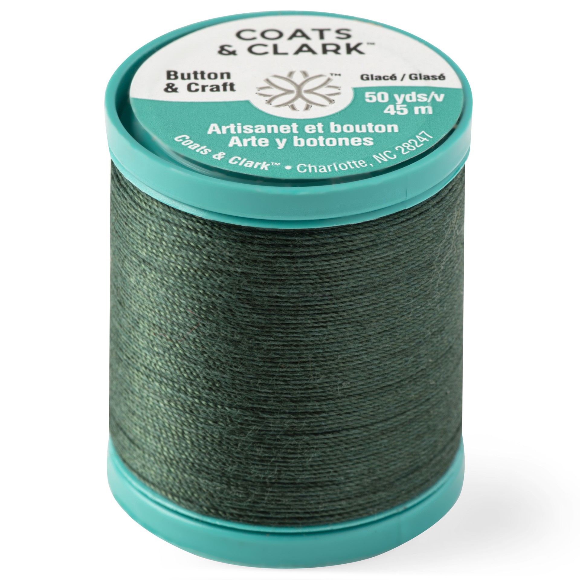 slide 2 of 3, Coats & Clark Dual Duty Plus Specialty Button & Craft Thread, 50 yd