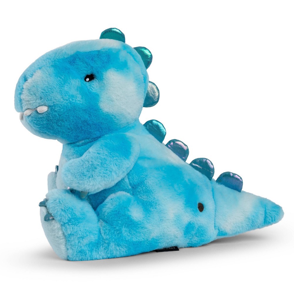 FAO Schwarz Glow Brights Toy Plush LED with Sound Blue Dinosaur 12 ...