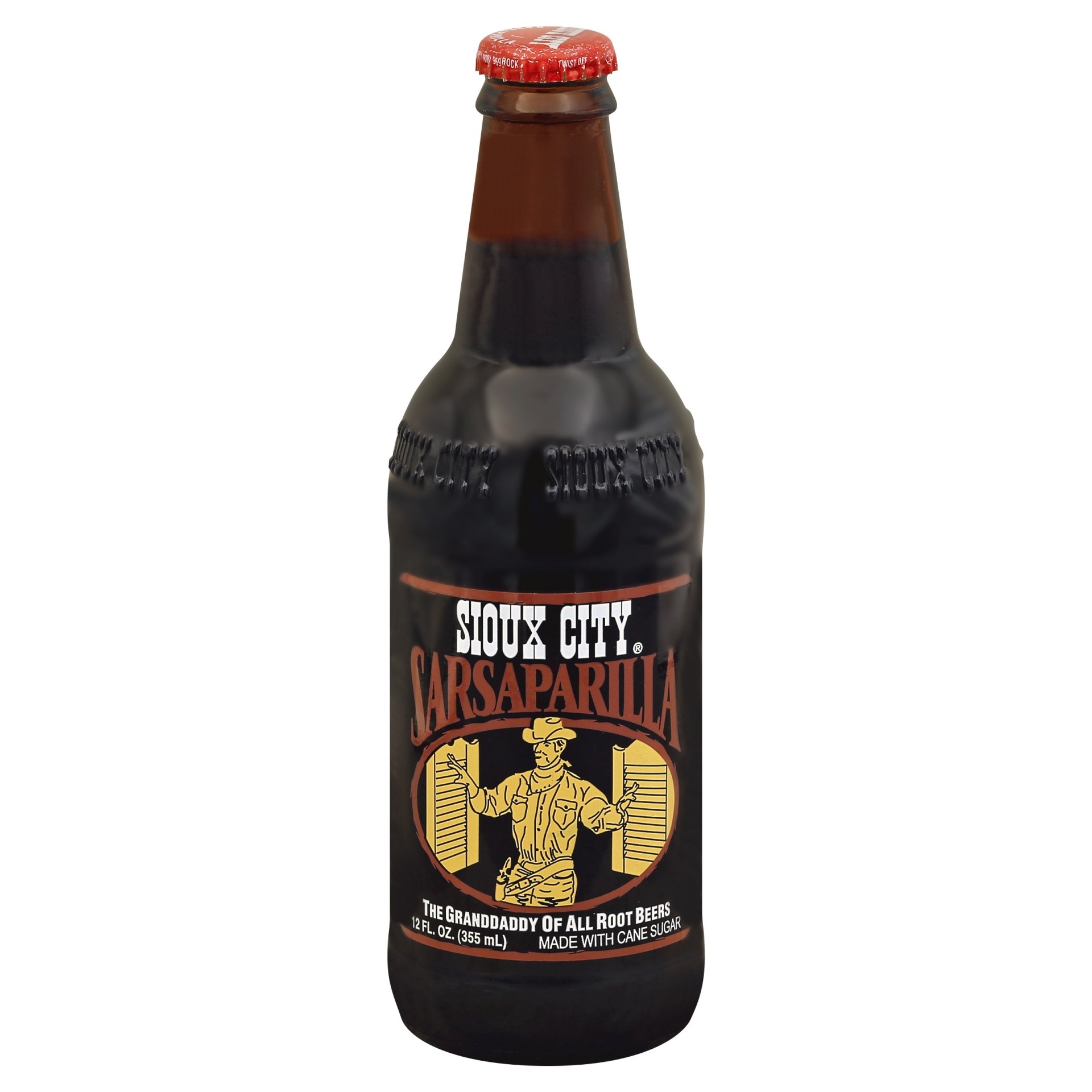 slide 1 of 1, Sioux City Sarsaparilla, 12 oz