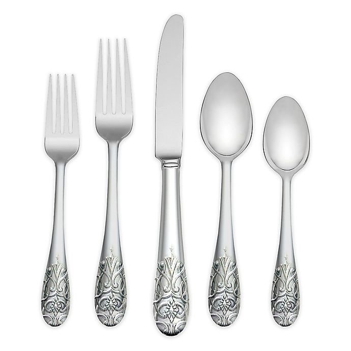 slide 1 of 1, Vera Wang Wedgwood Vera Harrow Flatware Place Setting, 5 ct