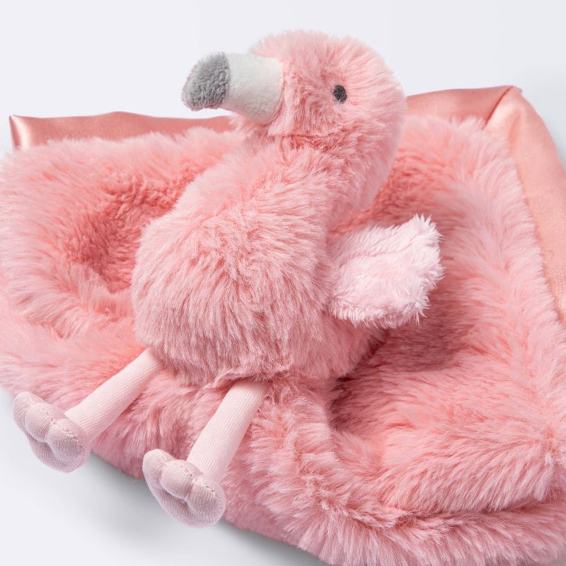 slide 3 of 4, Small Security Blanket - Cloud Island™ Flamingo, 1 ct