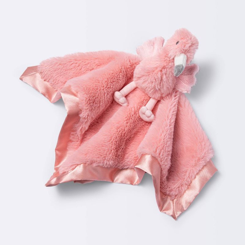 slide 1 of 4, Small Security Blanket - Cloud Island™ Flamingo, 1 ct