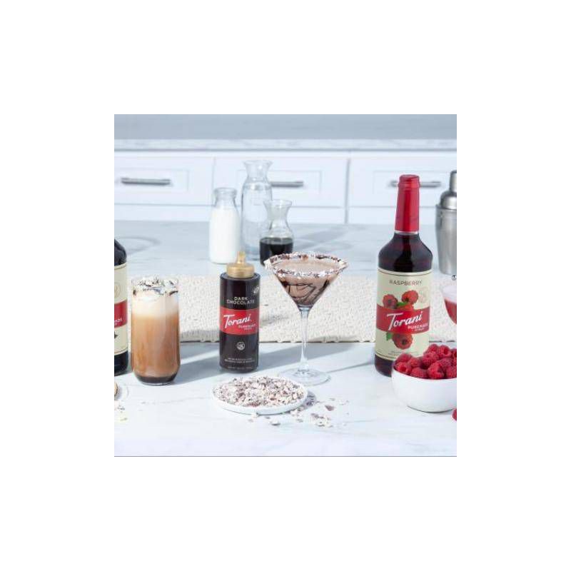 slide 3 of 4, Torani PUREMADE Dark Chocolate Sauce for Coffee Lattes and Milkshakes - 16.5oz, 16.5 oz