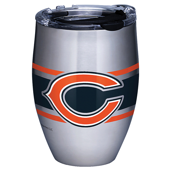 slide 1 of 1, Tervis NFL Chicago Bears Stripes Stainless Tumbler with Travel Lid, 12 oz