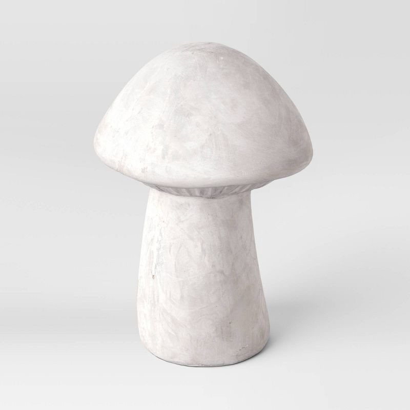 slide 1 of 1, Outdoor Concrete Garden Mushroom Figurine Gray - Smith & Hawken, 1 ct