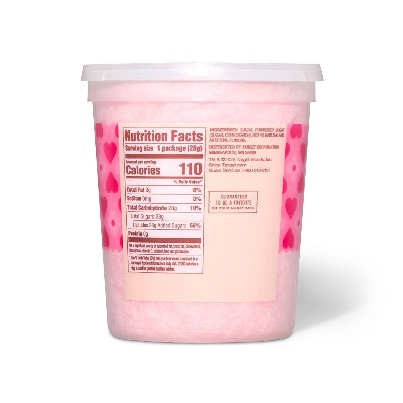 slide 3 of 4, Valentine's Strawberry Cotton Candy Tub - 1oz - Favorite Day™, 1 oz