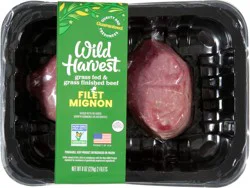 Wild Harvest Grass Fed/finsh Beef Filet Mignon