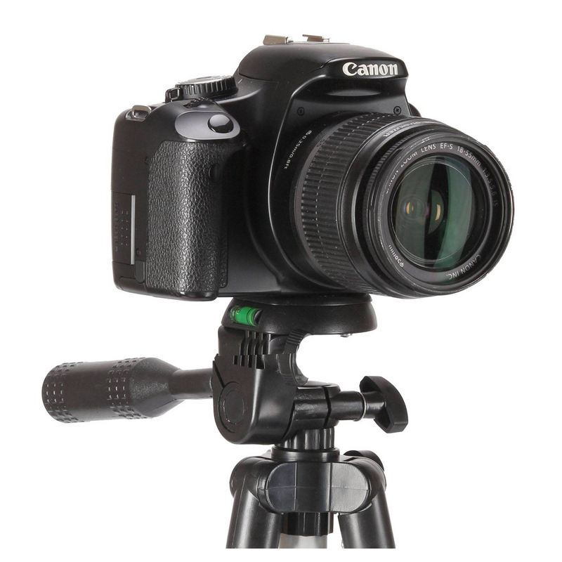 slide 5 of 6, Sunpak TravelMate 50/B 50" Tripod for Cameras Smartphones and GoPro - Black: Universal Camera Stand, 1 ct