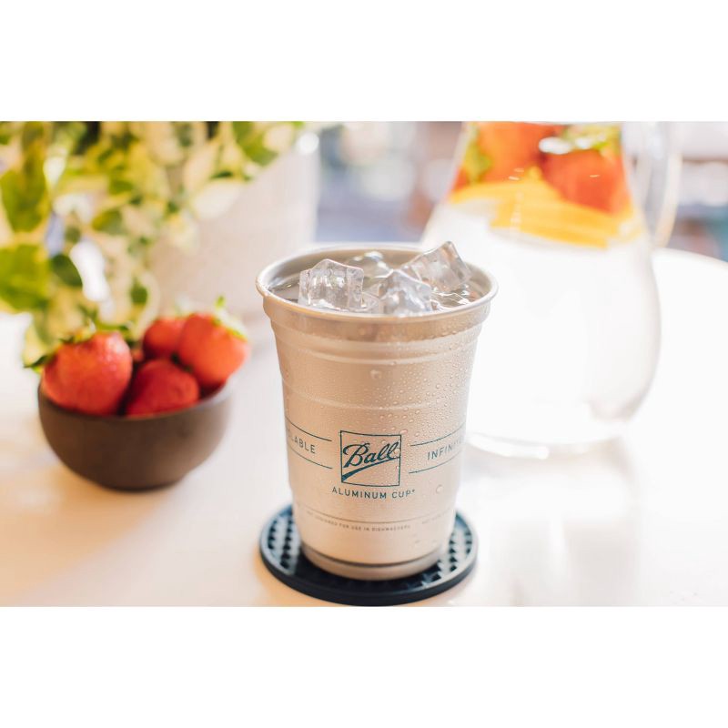 slide 4 of 4, Ball Aluminum Cup Recyclable Party Cups - 16oz/24pk, 24 ct; 16 oz