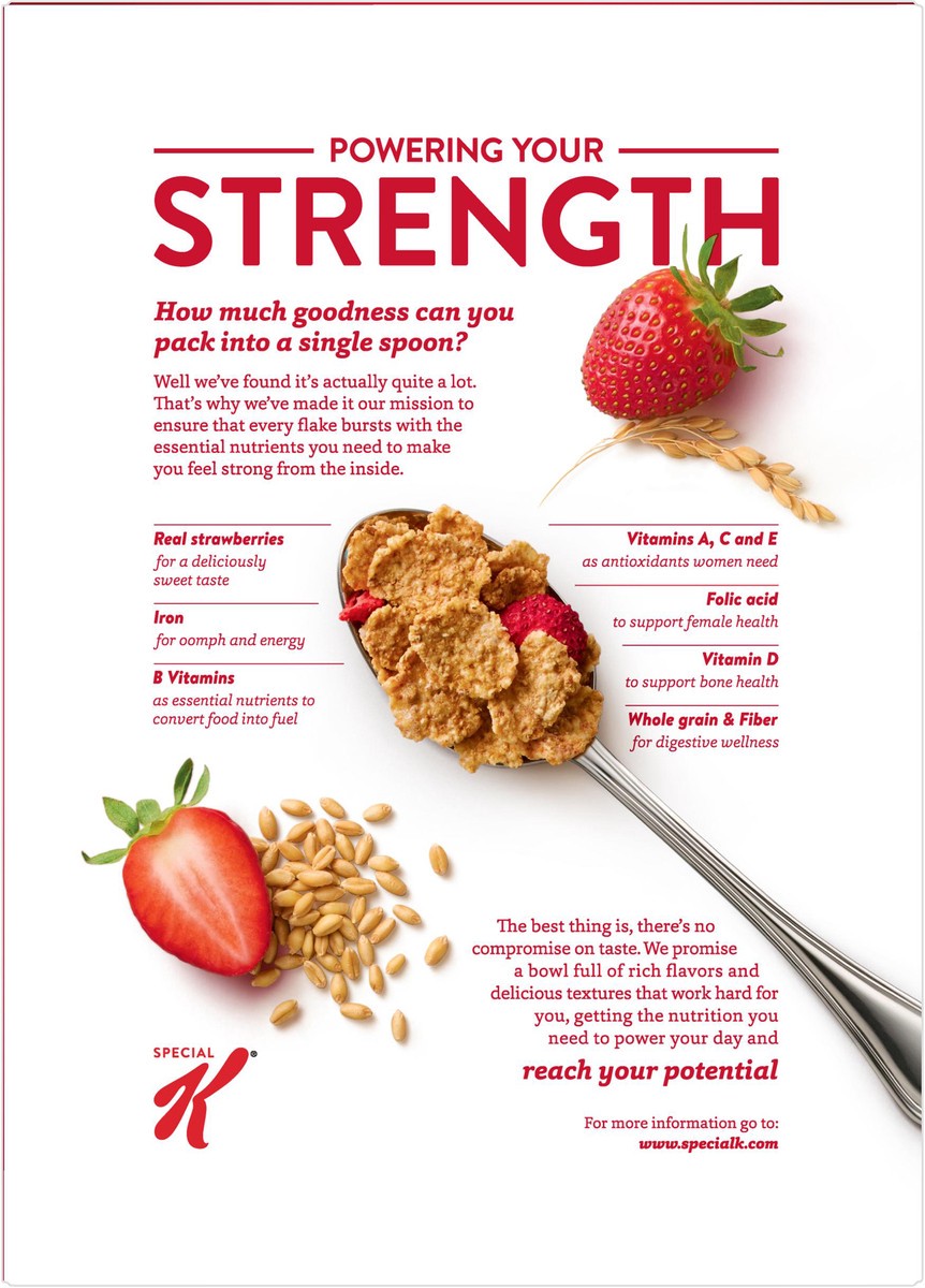 slide 9 of 10, Special K Red Berries Cereal - Kellogg's, 12 oz