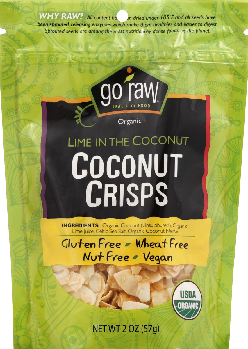 slide 2 of 3, International Harvest Go Raw Lime In The Coconut Crisps, 2 oz