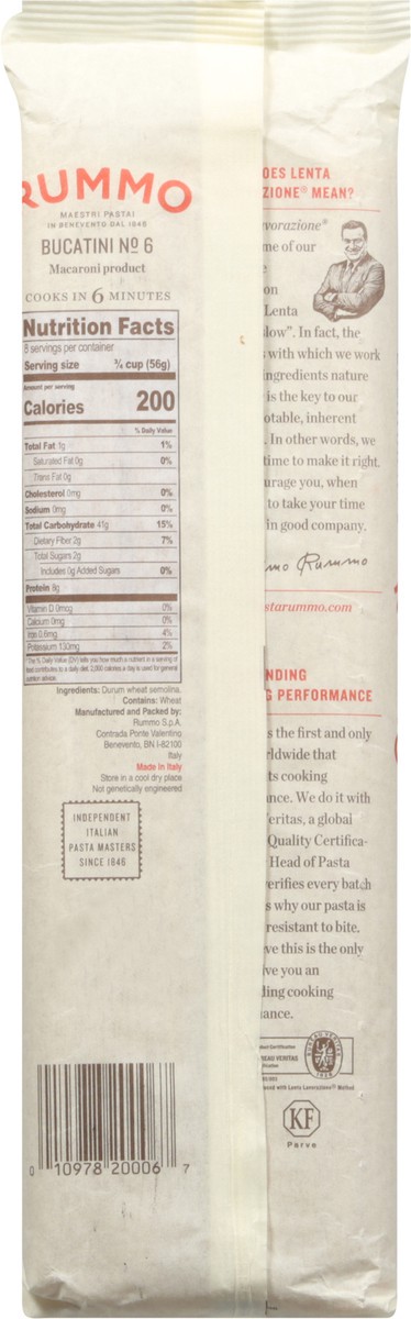 slide 6 of 9, Rummo Lenta Lavorazione No. 6 Bucatini 1 lb, 1 lb