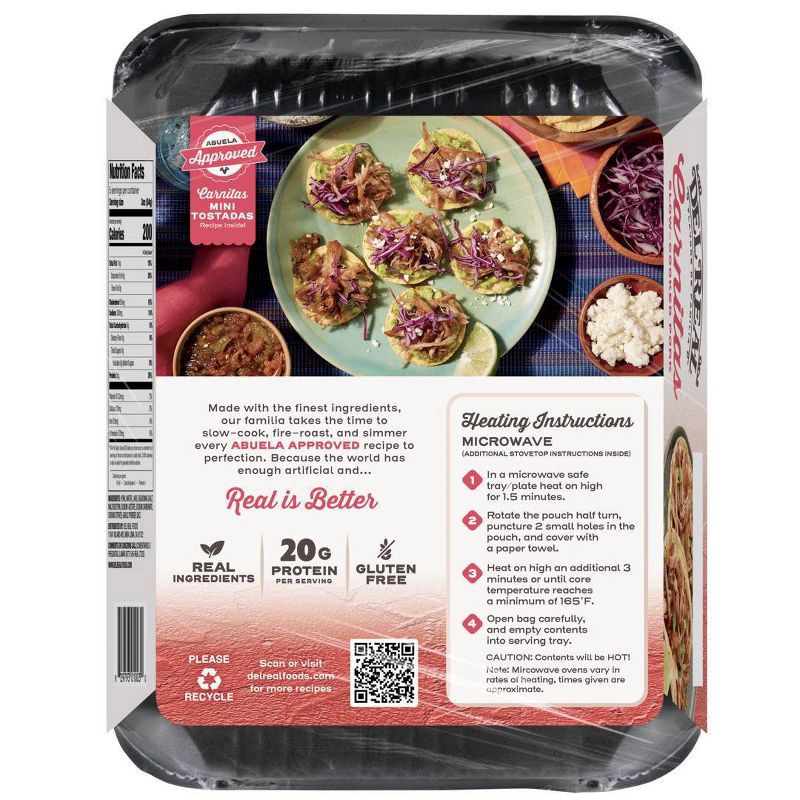 slide 2 of 8, Del Real Foods Del Real Carnitas - 12oz, 12 oz
