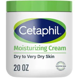Cetaphil Moisturizing Hand and Body Cream for Dry Skin, Unscented - 20oz