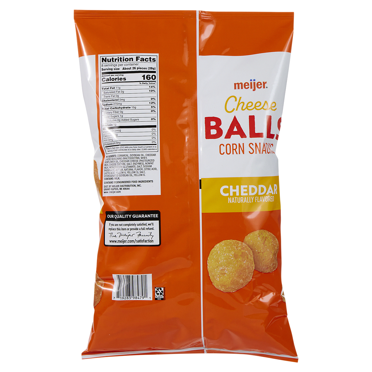 slide 2 of 9, Meijer Cheddar Cheese Balls, 8 oz