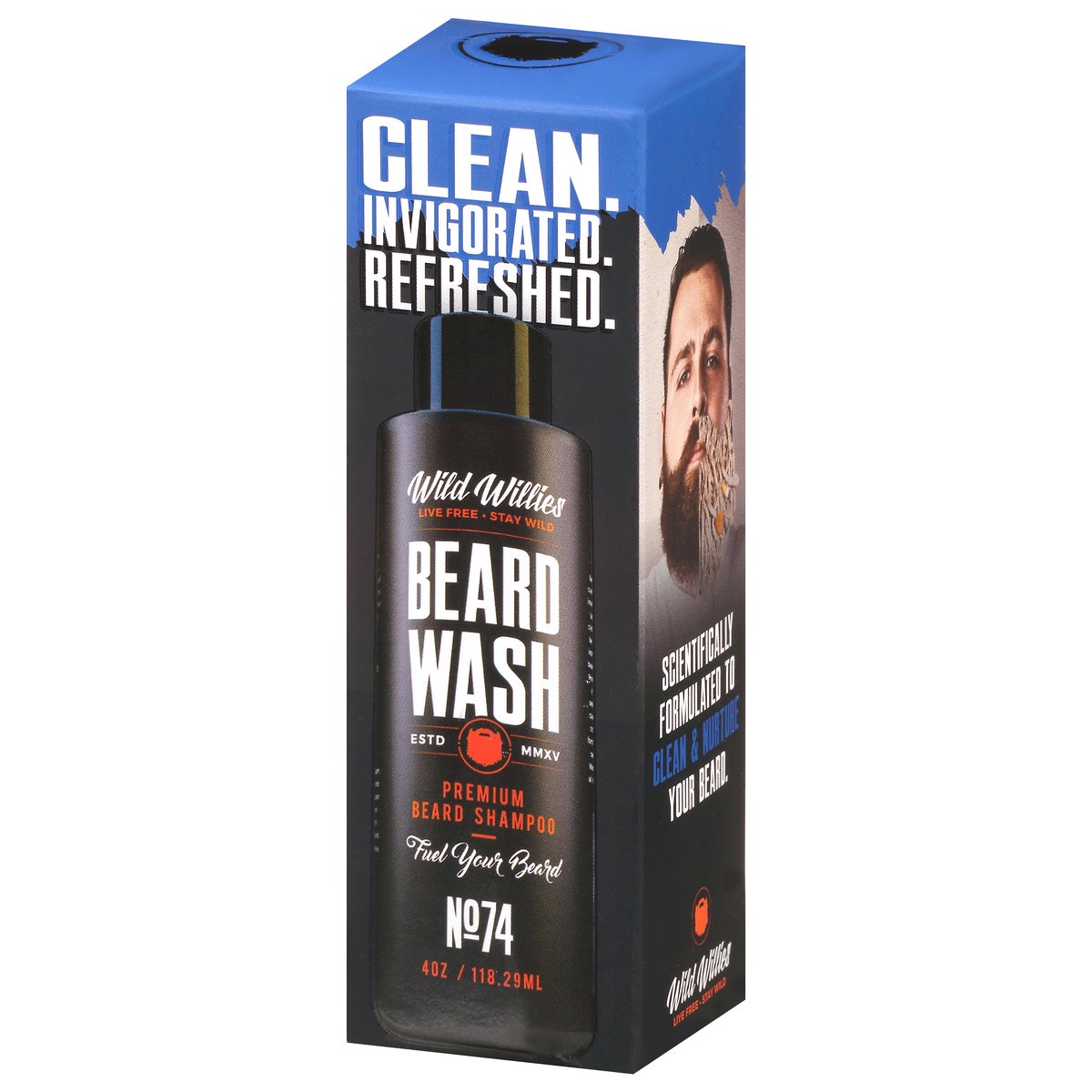 slide 4 of 9, Wild Willies Premium Beard Shampoo 4 oz Box, 1 ct