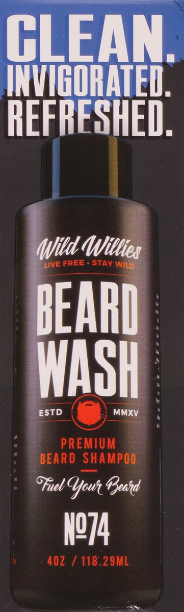 slide 5 of 9, Wild Willies Premium Beard Shampoo 4 oz Box, 1 ct