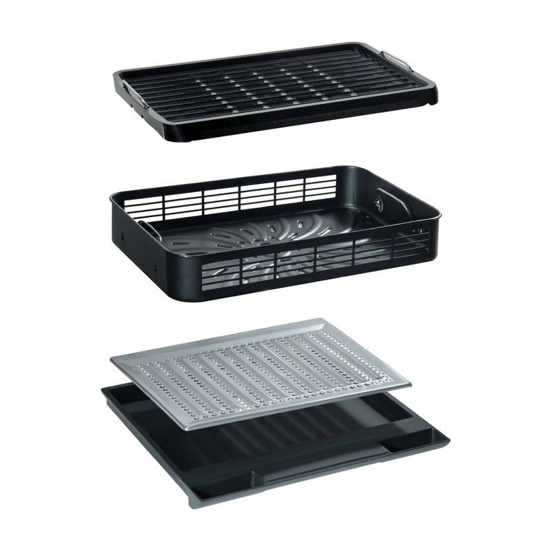 slide 6 of 9, Gourmia FoodStation 5-in-1 Smokeless Grill & Air Fryer with Smoke-Extracting Technology, 1 ct