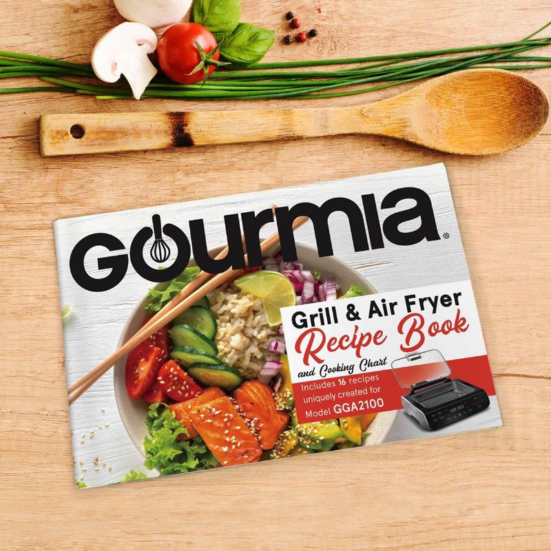 slide 4 of 9, Gourmia FoodStation 5-in-1 Smokeless Grill & Air Fryer with Smoke-Extracting Technology, 1 ct