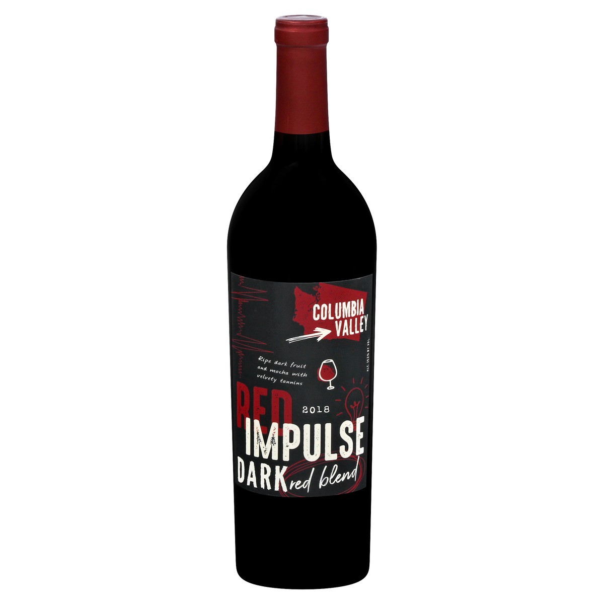 slide 4 of 10, Red Impulse Impulse Dark Red Blend, 750 ml