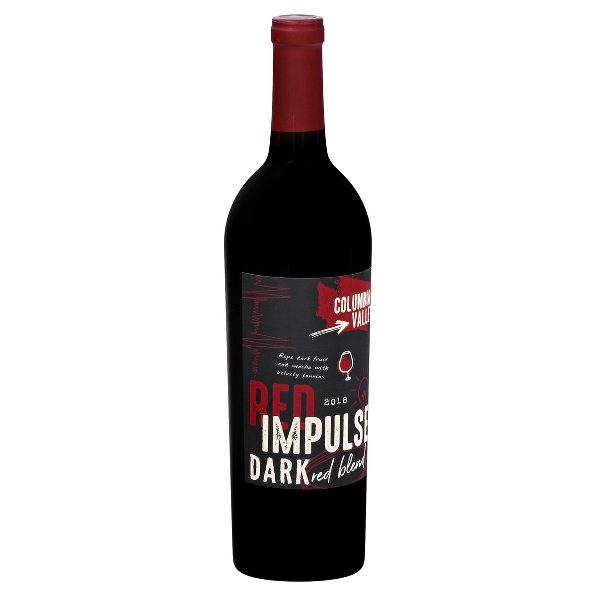 slide 7 of 10, Red Impulse Impulse Dark Red Blend, 750 ml