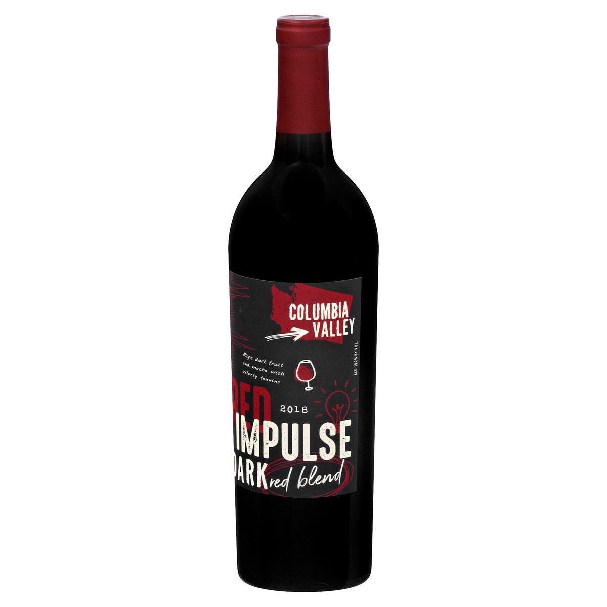 slide 8 of 10, Red Impulse Impulse Dark Red Blend, 750 ml