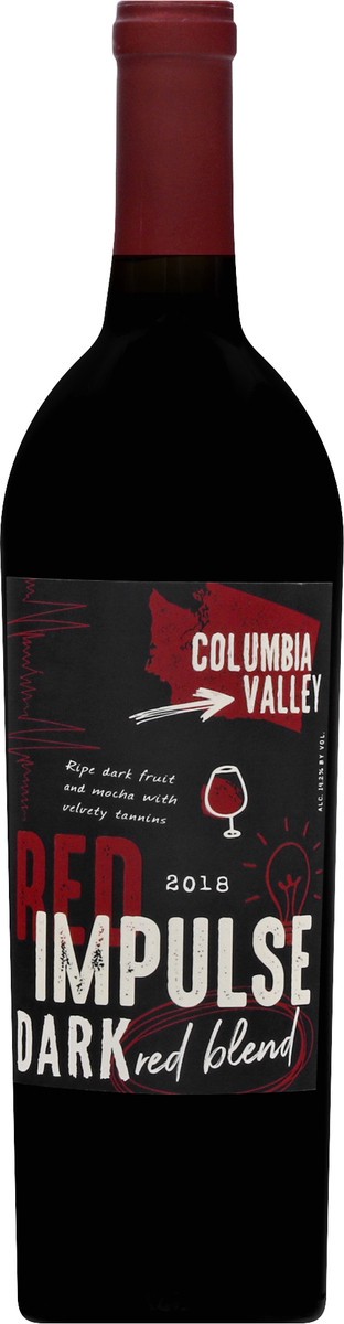 slide 5 of 10, Red Impulse Impulse Dark Red Blend, 750 ml