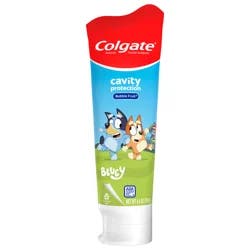 Colgate Kids Bluey Toothpaste with Fluoride, Mild Bubble Fruit Flavor, 4.6 Oz.