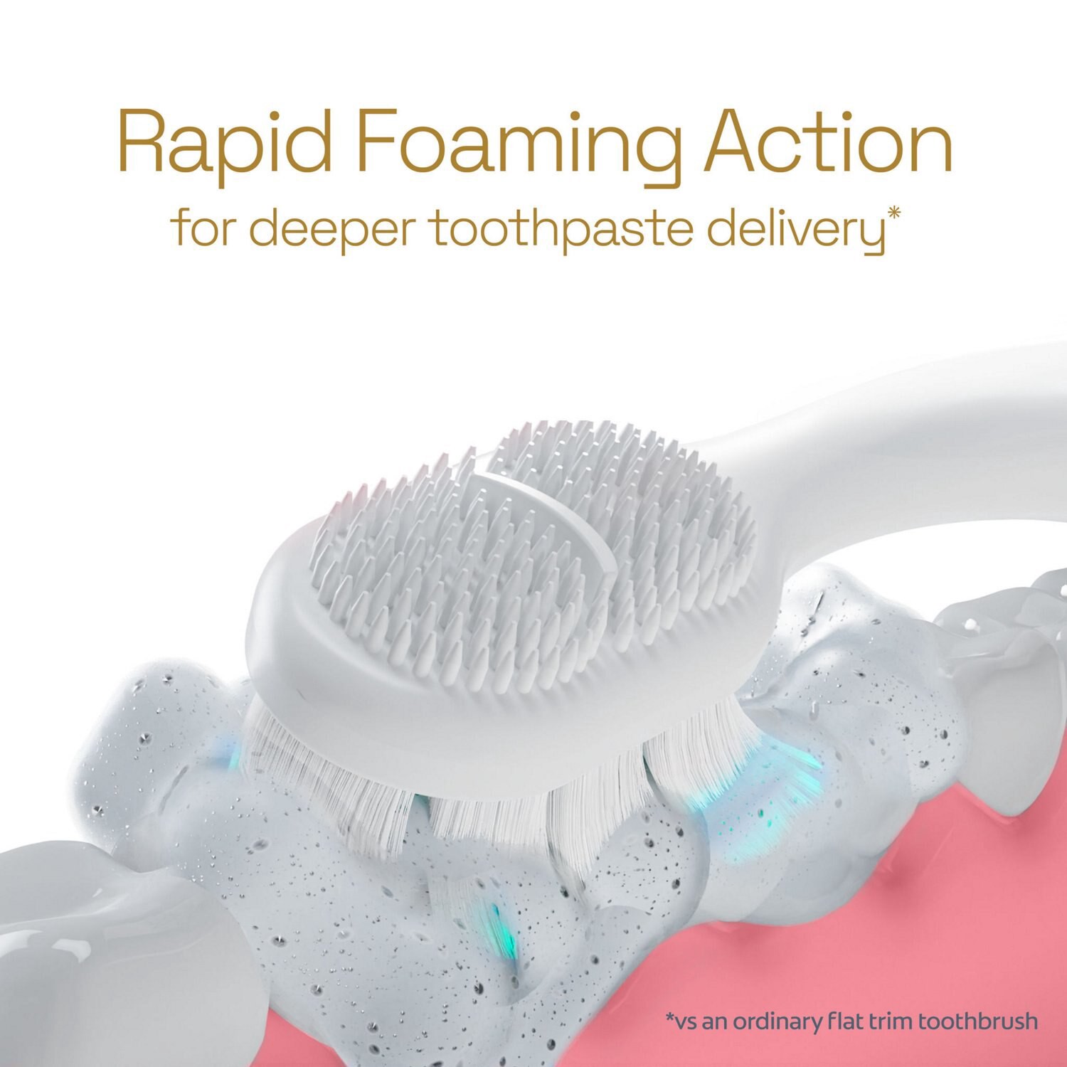 slide 2 of 7, Colgate Total Active Prevention Foaming Clean Medium Toothbrush (2 Pk.), 2 ct