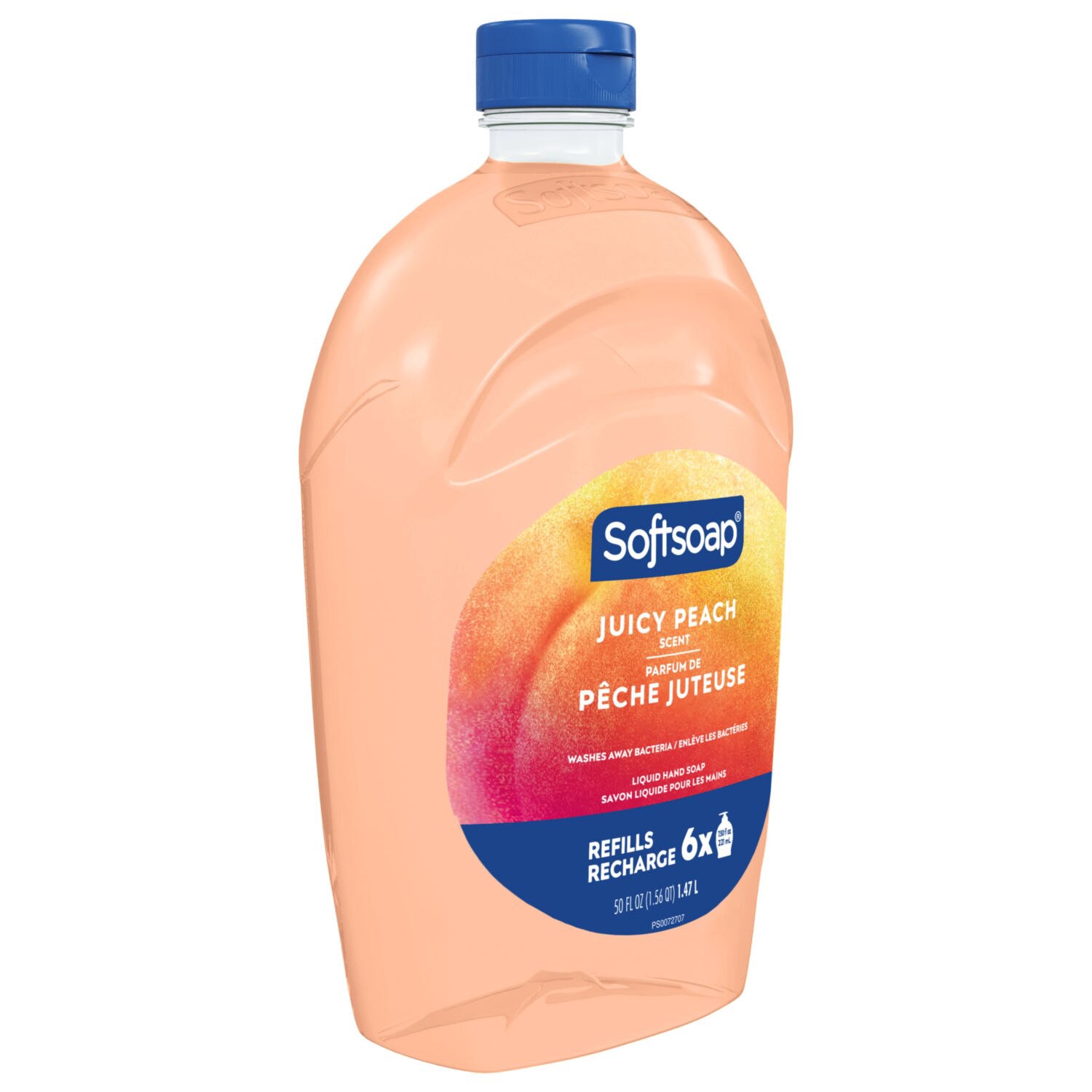 slide 2 of 3, Softsoap Peach Liquid Hand Soap Refill, 50 Oz., 50 oz