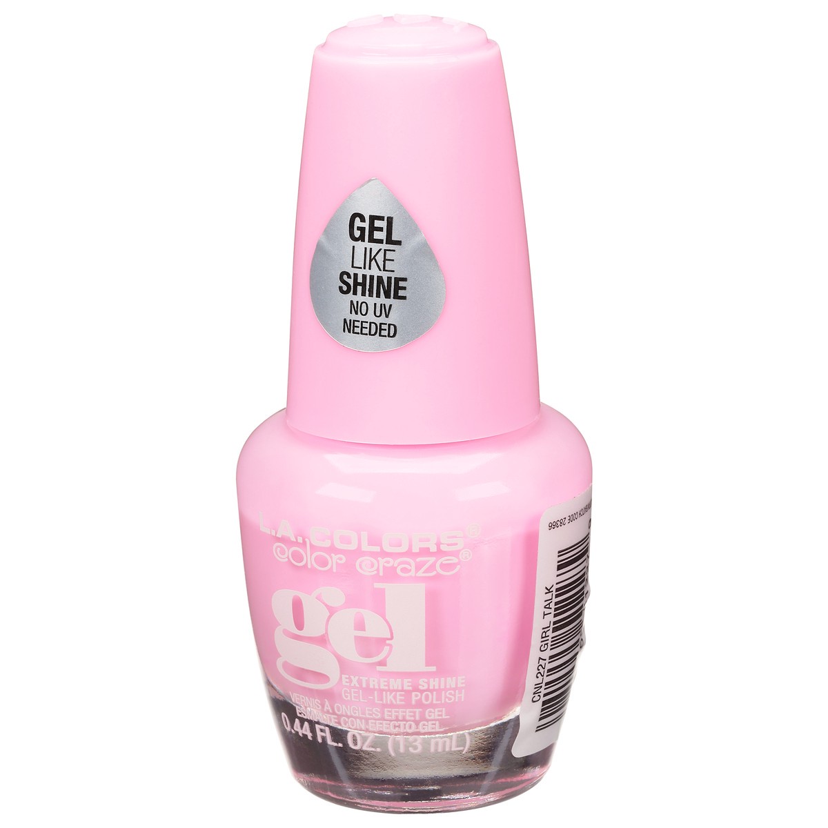 slide 10 of 10, L.A. Colors Color Craze CNL227 Girl Talk Gel Extreme Shine Nail Polish 0.44 fl oz, 0.44 fl oz