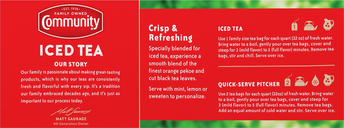 slide 6 of 11, Community Coffee Iced Tea, 24 ct