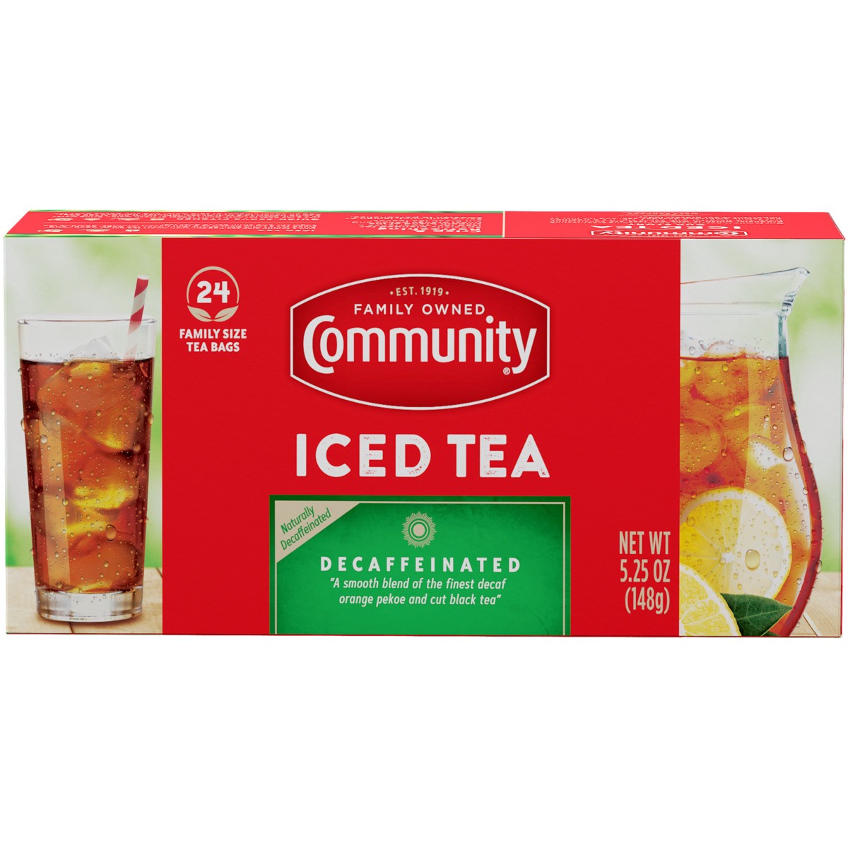 slide 1 of 11, Community Coffee Iced Tea, 24 ct