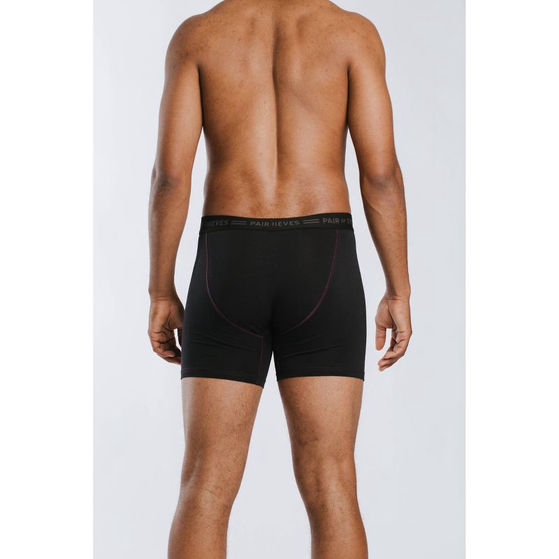 slide 5 of 5, Pair of Thieves Men's Super Fit Camo Boxer Briefs 2pk - Forest Green M: Lightweight Mesh, Regular Rise, 2 ct