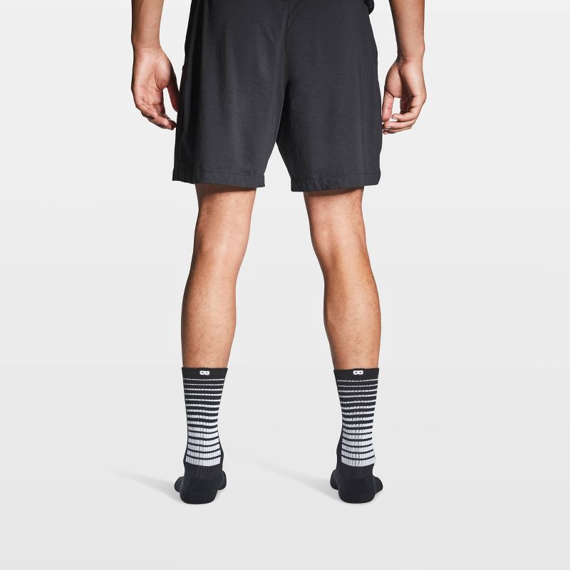 slide 3 of 13, Pair of Thieves Men's Crew Socks 3pk - Black 6-12, 3 ct