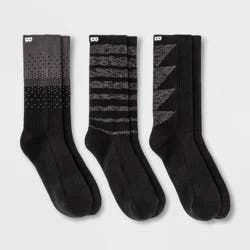 Pair of Thieves Men's Crew Socks 3pk - Black 6-12